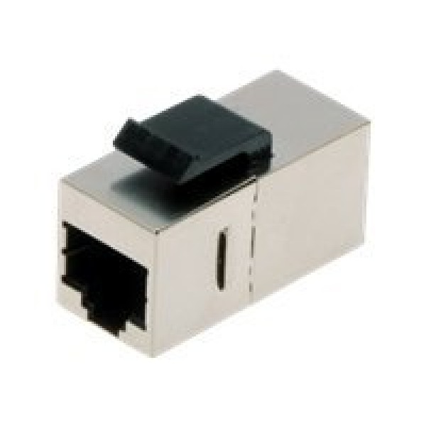 CAT 5e modular coupler, shielded RJ45 ...