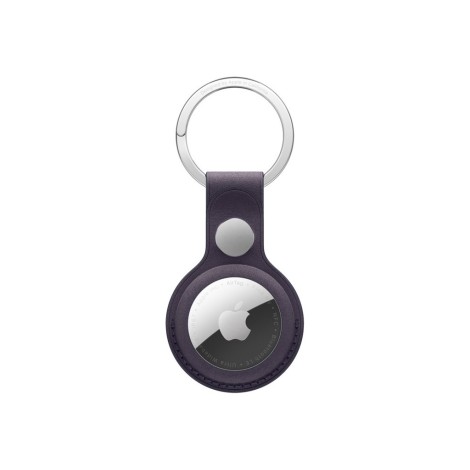 Apple AirTag FineWoven Key Ring - Midnight Purple | Apple