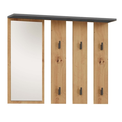 Topeshop PARMA WIESZAK ANT/AR clothing hanger Anthracite, Oak