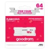 Pendrive GoodRam UME3-0640W0R11-V (64GB; USB 3.0; kolor biały) VALENTINE