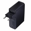 CHARGER USB 100W 4PORT GAN/TA-UC-PDQC100LCD-01-BK GEMBIRD