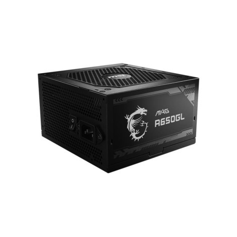 Power Supply|MSI|650 Watts|Efficiency 80 PLUS GOLD|PFC Active|MTBF 1500000 hours|MAGA650GL