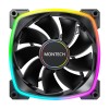 CASE FAN 140MM/RX140 PWM BLACK MONTECH