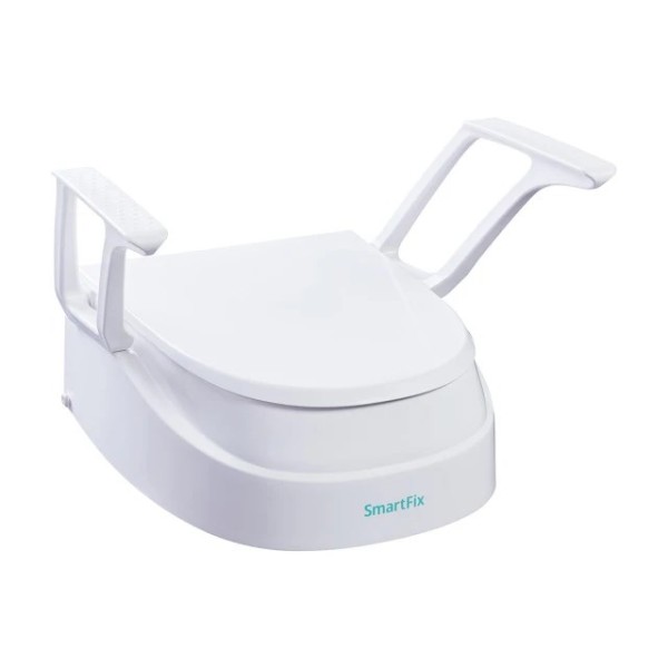 Dietz SmartFix toilet seat with armrests