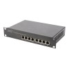 Digitus | 8-port Gigabit Ethernet Switch | DN-80114 | Unmanaged | Rackmountable | Power supply type Internal