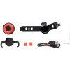 Rockbros Q5 black rear bicycle light with intelligent STOP system