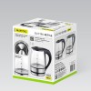Maestro MR-062-Black Glass Electric Kettle 1,2 L