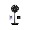 Duux | Smart Fan | Whisper Flex Smart Black with Battery Pack | Stand Fan | Black | Diameter 34 cm | Number of speeds 26 | Oscillation | 2-22 W | Yes | Timer