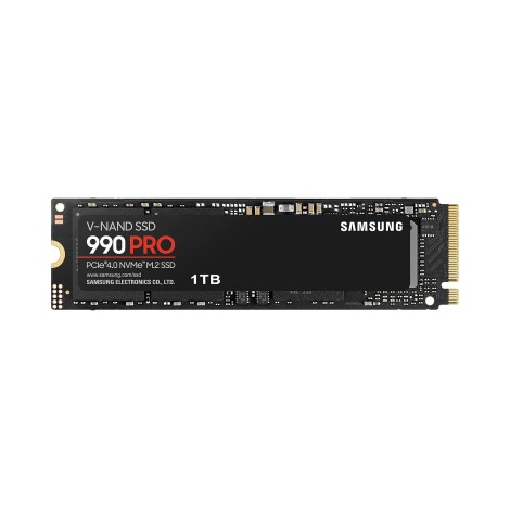 Samsung | 990 PRO | 1000 GB | SSD form factor M.2 2280 | Solid-state drive interface PCIe Gen4x4 | Read speed 7450 MB/s | Write speed 6900 MB/s