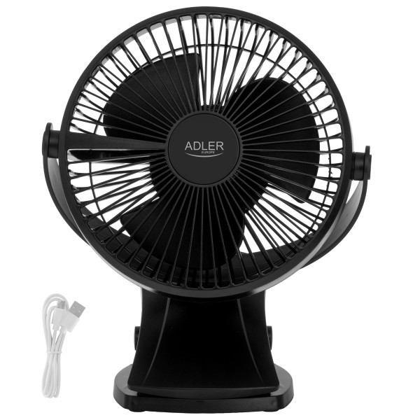 Adler Rechargeable Clip-on Desk Fan | ...