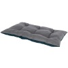 KERBL Ely Grey-turquoise Lounge Cushion - Pet Bed - 90 x 55 x 10 cm