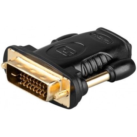 Goobay 68931 HDMI™/DVI-D adapter, gold-plated | Goobay