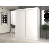 Topeshop IGA 160 BIEL B KPL bedroom wardrobe/closet 7 shelves 2 door(s) White