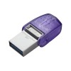 Kingston | DataTraveler | DT Micro Duo 3C | 256 GB | USB Type-C and Type-A | Purple