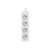 Lanberg Cable Power Strip 4X French Outlets Quality-Grade Copper, 1.5 m | PS0-04E-0150-W