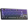 AULA Gasket F87 Pro Keyboard Black Purple GrayWoodV4 RGB