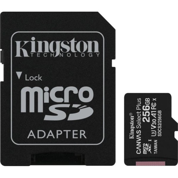 MEMORY MICRO SDXC 256GB UHS-I/W/ADAPTER SDCS2/256GB ...