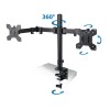 Esperanza ERW018 Desk mount for two monitors 10-27'' up to 8kg