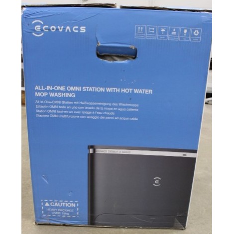 SALE OUT.  | Ecovacs Robotic Vacuum Cleaner | DEEBOT X2 OMNI | Wet&Dry | Operating time (max) 212 min | Lithium Ion | 6400 mAh | Dust capacity 0.42 L | 8000 Pa | Black | DAMAGED PACKAGING, UNPACKED, USED, DIRTY, SCRATCHES