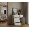 MALWA 1D5S WHITE CHEST OF DRAWERS
