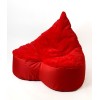 Sako bag pouffe Heart red XXL 140 x 100 cm