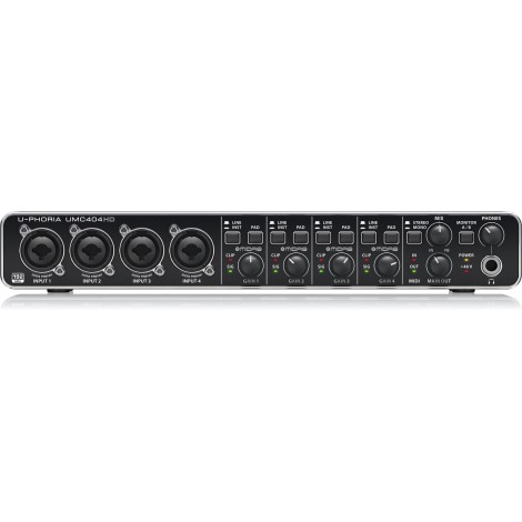 Behringer UMC404HD recording audio interface