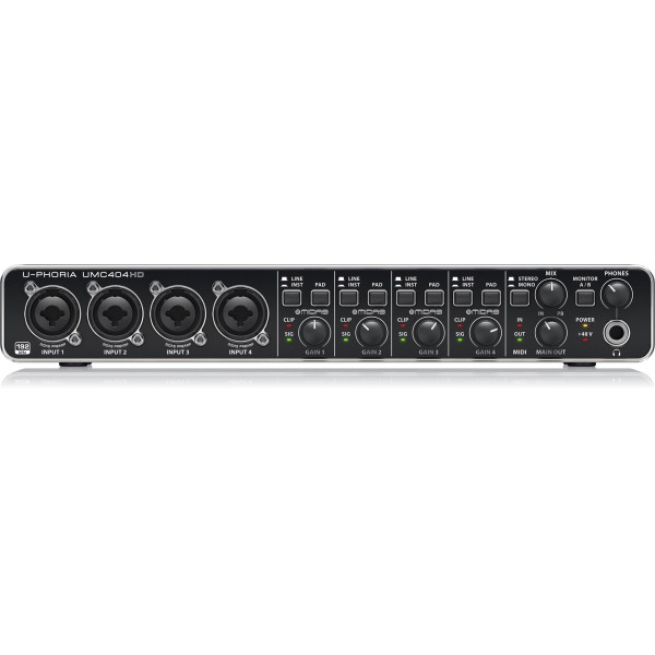 Behringer UMC404HD recording audio interface