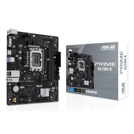 Asus | PRIME H610M-R-SI | Processor family Intel | Processor socket LGA1700 | DDR5 | Number of SATA connectors 4