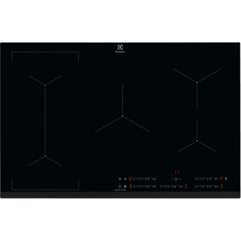 Electrolux EIV835 Black Built-in 80 cm Zone induction hob 5 zone(s)