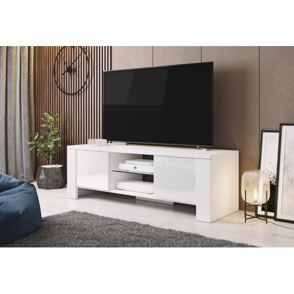 Cama TV stand WEST 42/130/42 white/white ...