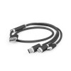 CABLE USB CHARGING 3IN1 1M/BLACK CC-USB2-AM31-1M GEMBIRD