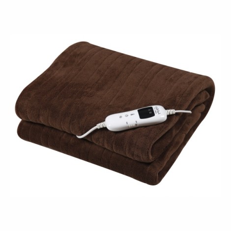 Gallet | Electric blanket | GALCCH130 | Number of heating levels 9 | Number of persons 1 | Washable | Remote control | Microfleece | 120 W | Brown