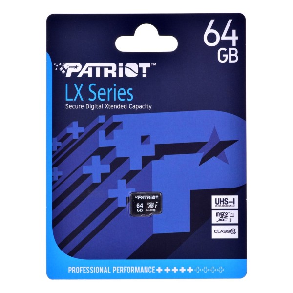 Patriot Memory PSF64GMDC10 memory card 64 ...