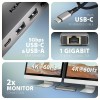 AXAGON HMC-7HX2 USB 5Gbps hub, 2x USB-A, USB-C, 2x HDMI 4k/60Hz, RJ-45