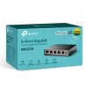 TP-LINK | Switch | TL-SG105E | Web managed | Wall mountable | Gigabit Ethernet (copper) ports quantity 5 | Power supply type External | 36 month(s)