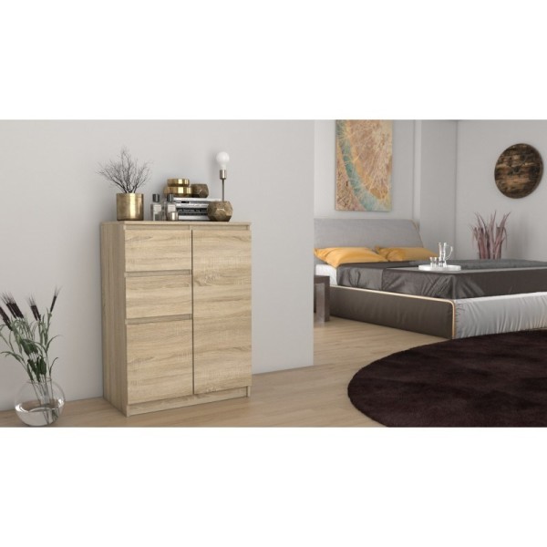 Topeshop 2D2S SONOMA chest of drawers