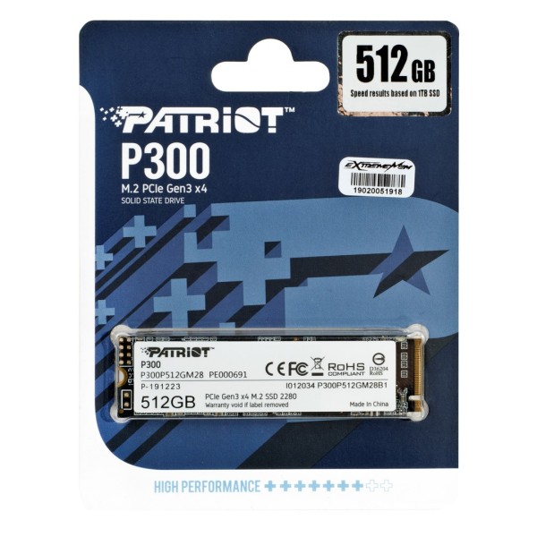 SSD PATRIOT P300 M.2 PCI-EX4 NVME ...