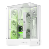 Gamemax Case | T20 WH | White | M-ATX | Power supply included No