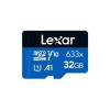 Lexar | Memory card | LMS0633032G-BNNNG | 32 GB | microSDHC | Flash memory class UHS-I Class 10 | Adapter