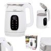Adler Kettle with LED Display | AD 1305 | Electric | 2200 W | 1.7 L | Plastic | 360° rotational base | White/Silver