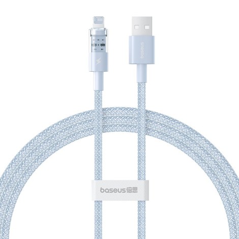 Baseus Gem USB to IP 2.4A fast charging cable 1 m Blue