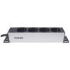 Intellinet 10" 1U Rackmount 4-Way Power Strip - German Type", With Power Indicator, No Surge Protection, 1.8m Power Cord