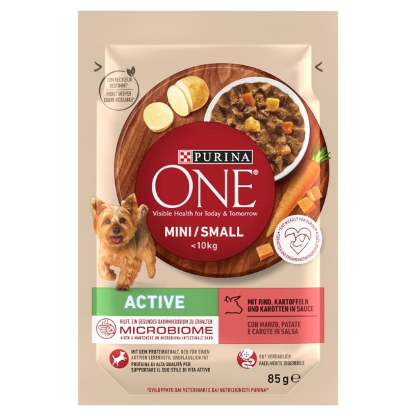 PURINA One Mini/Small Active Beef  ...