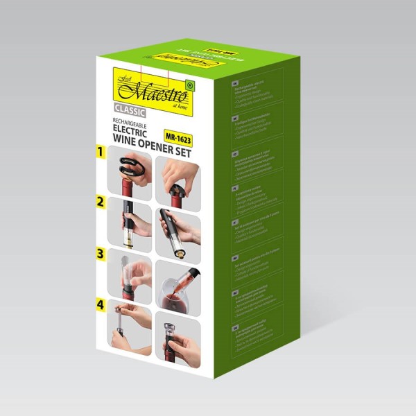 Korkociąg do wina elektryczny USB MAESTRO ...