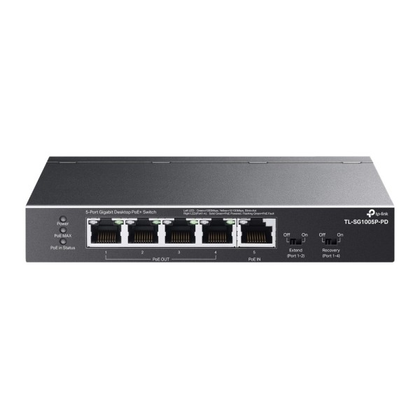 Switch|TP-LINK|TL-SG1005P-PD|Desktop/pedestal|5x10Base-T / 100Base-TX / 1000Base-T|PoE+ ports ...
