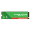 SSD|WESTERN DIGITAL|Green|1TB|M.2|PCIe Gen4|NVMe|Write speed 4200 MBytes/sec|Read speed 5000 MBytes/sec|2.3mm|TBW 150 TB|WDS100T4G0E