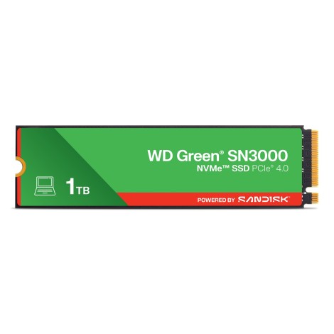 SSD|WESTERN DIGITAL|Green|1TB|M.2|PCIe Gen4|NVMe|Write speed 4200 MBytes/sec|Read speed 5000 MBytes/sec|2.3mm|TBW 150 TB|WDS100T4G0E