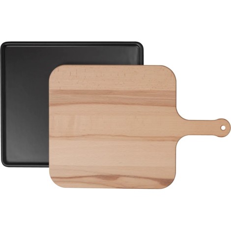 Bosch HEZ327000 Pizza stone with wooden paddle