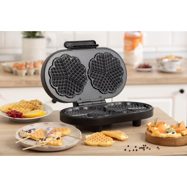 Waffle maker GORENJE WM1200B black, 1200 ...