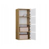 ALMA CHEST OF DRAWERS ARTISAN OAK/WHITE